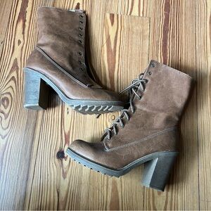 Mudd Brown Shearling Boots (Sz 8.5)